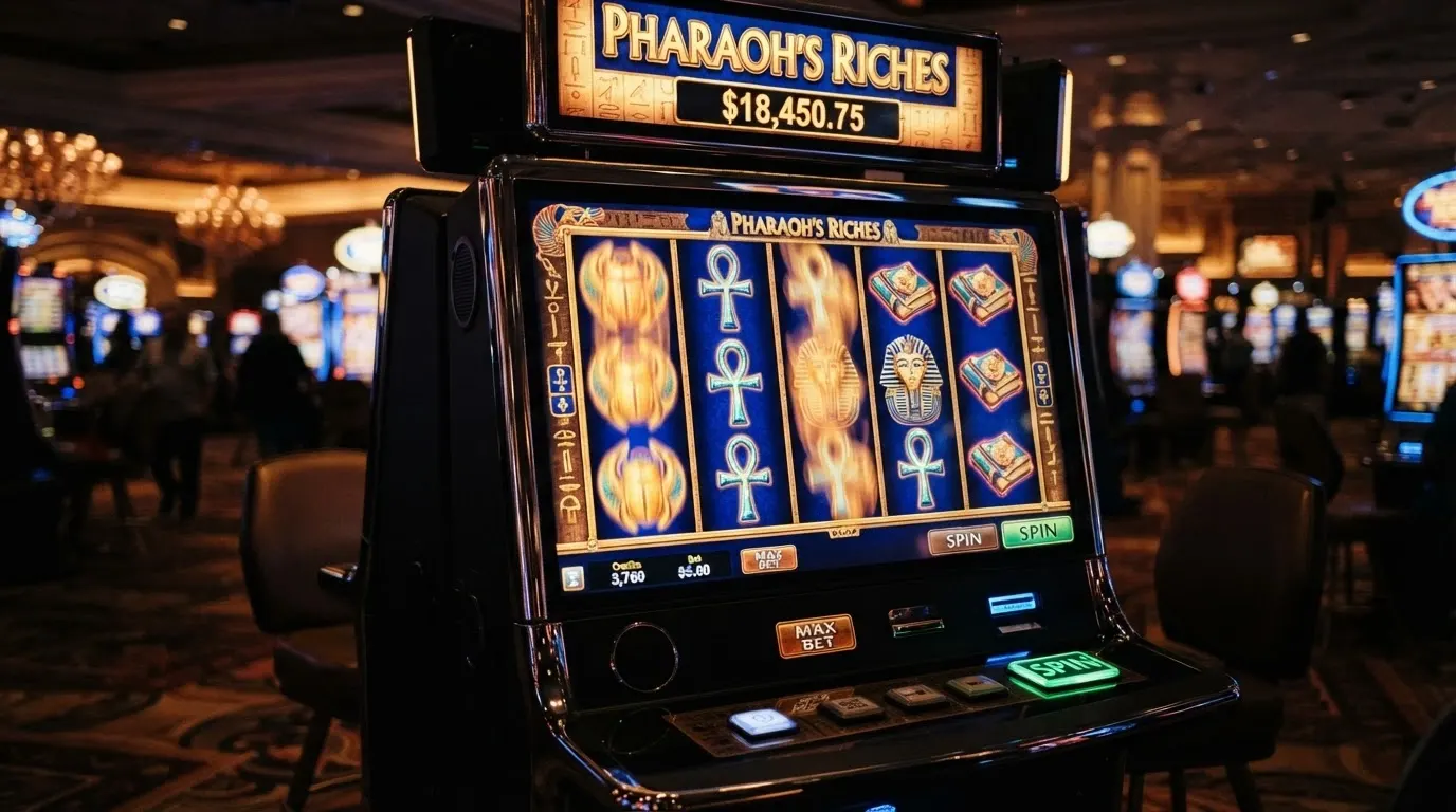 Herní automat Book of Dead s pěti válci a egyptskou tematikou