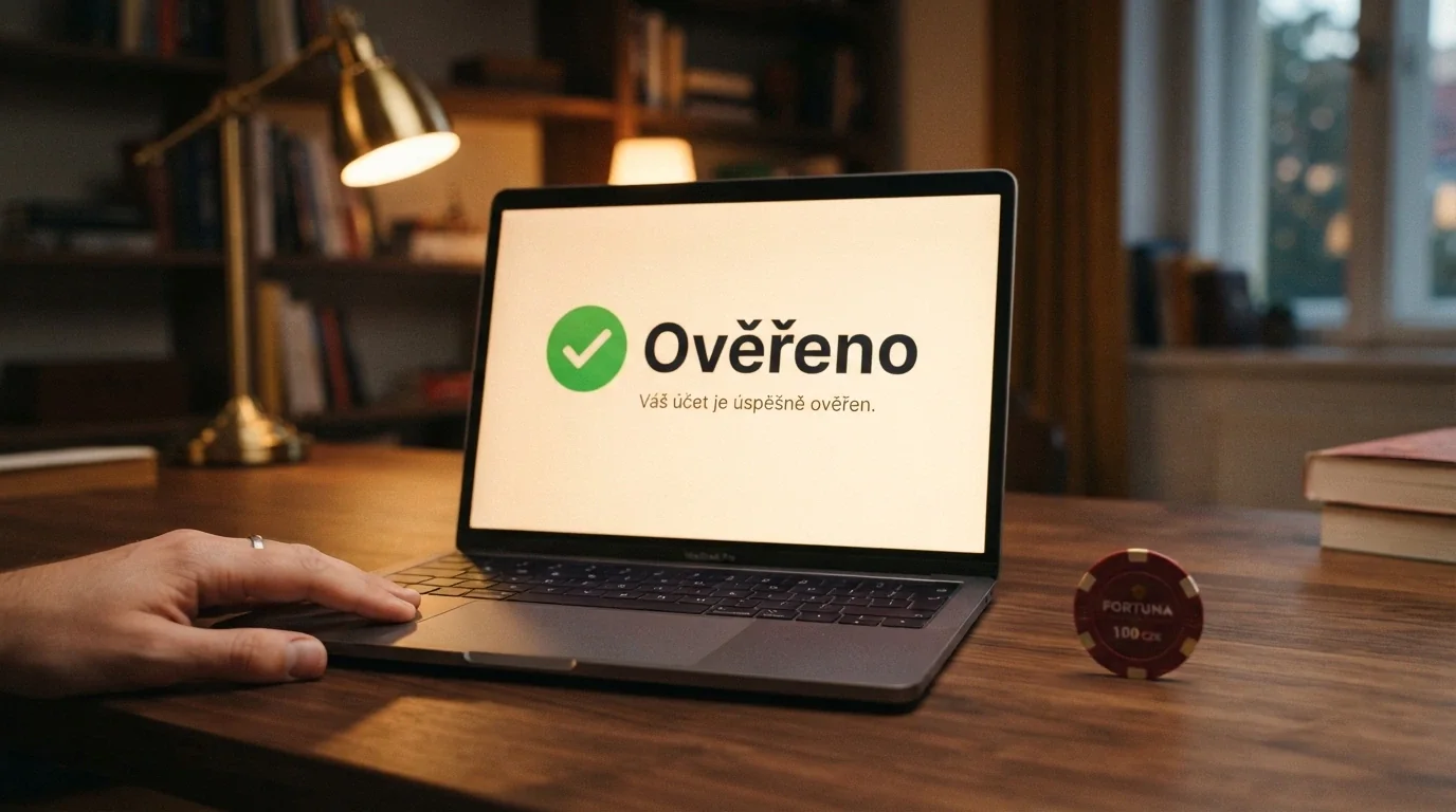 Úřední dokument s razítkem a modrou pečetí na stole