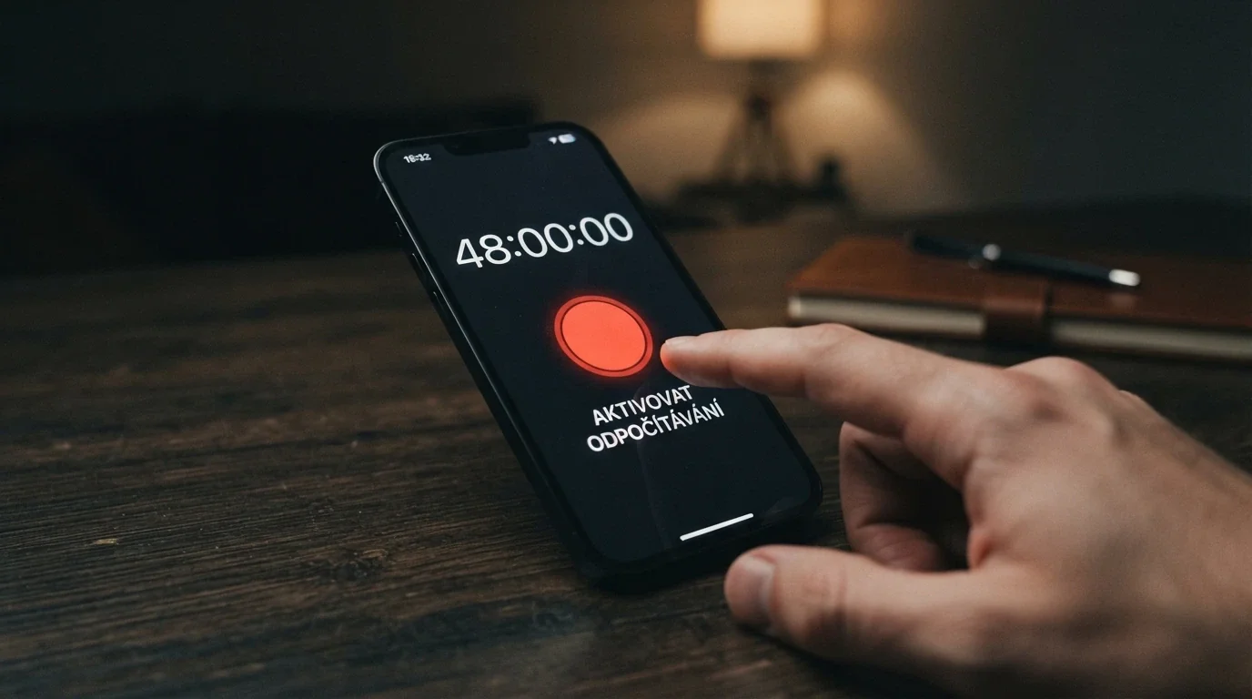Tlačítko panic button na webu licencovaného casina s odpočtem 48 hodin