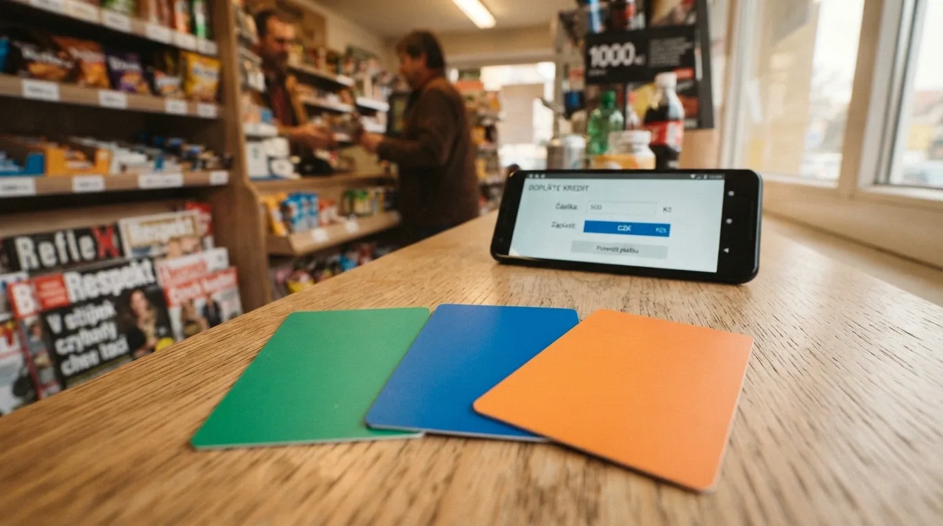 Paysafecard kupony v hodnotách 200–2 500 Kč vedle obrazovky s pokladnou online casina